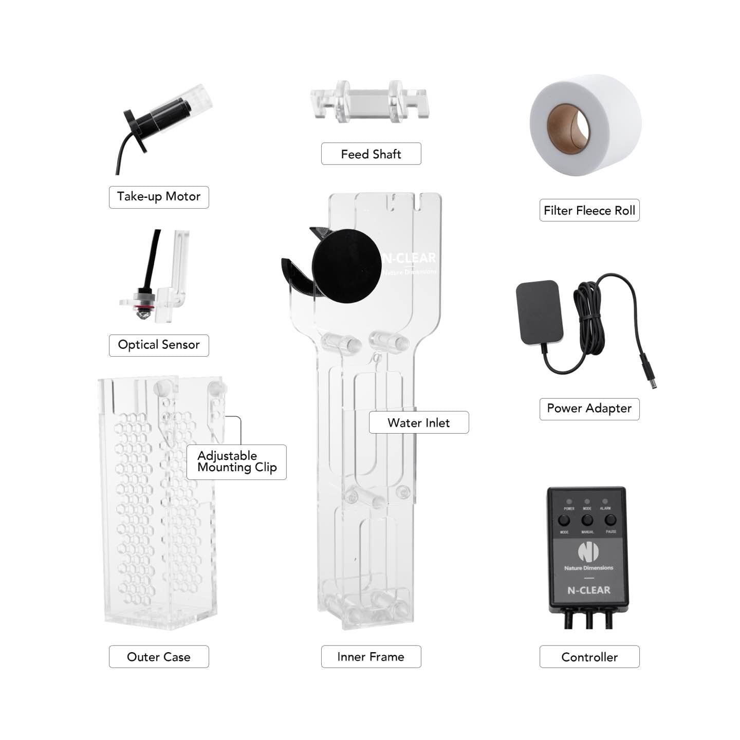 N-Clear Nano Fleece Roller Filter (Preorder – Ships in 3 Weeks)
