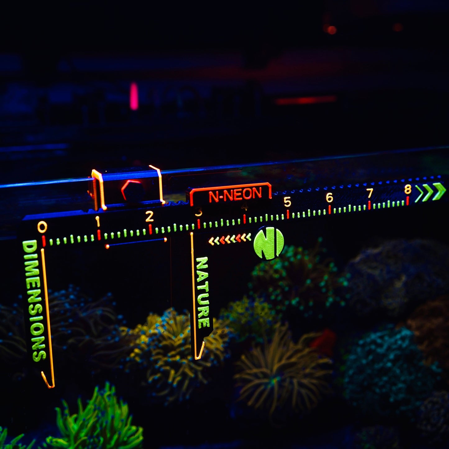 Nature Dimensions N-Neon Coral Caliper