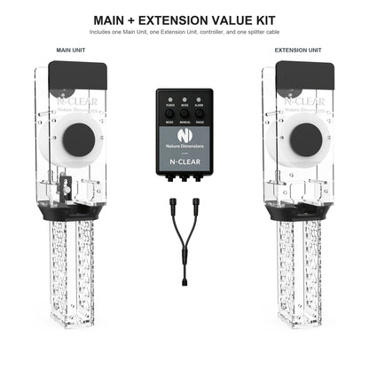 N-Clear M Main plus Extension Value Kit with controller and one splitter cable
