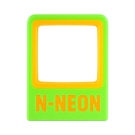 N-Neon Feeder in Green & Yellow, front view